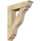 Ekena Millwork Funston Traditional Rough Sawn Bracket w/ Offset Brace, Douglas Fir, 8"W x 32"D x 40"H BKT0806X32X40FST01RDF - alternate 1
